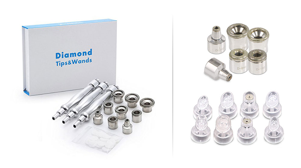 Dijamantske i plastične glave NASTAVCI I RUČICE ZA MIKRODERMOABRAZIJU I HIDROABRAZIJU