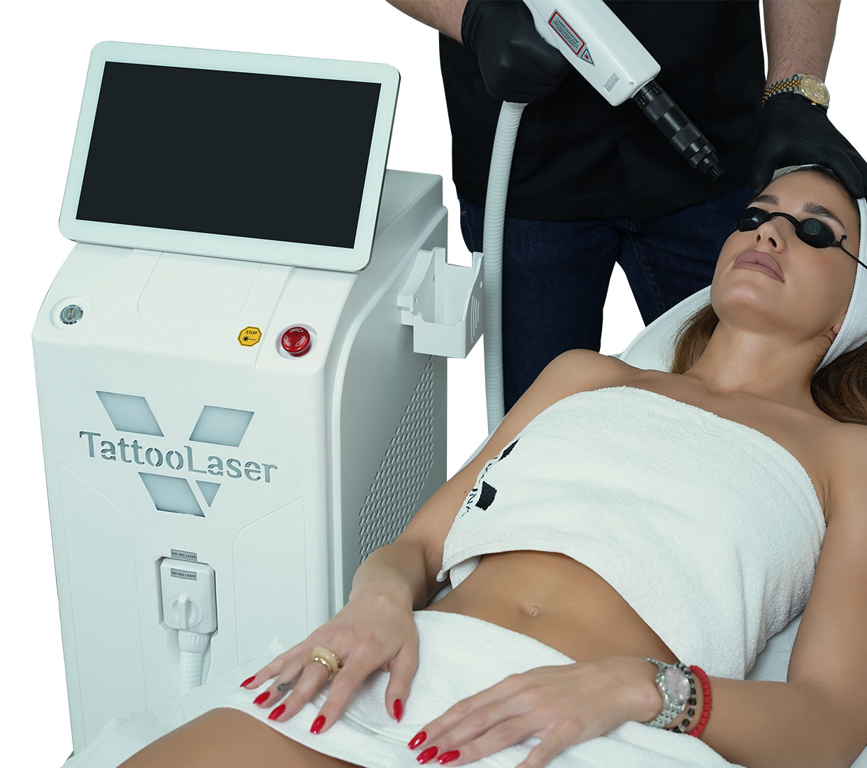 Laser za uklanjanje tetovaže, trajne šminke, karbon piling i gljivica na noktima - Tattoo V Laser